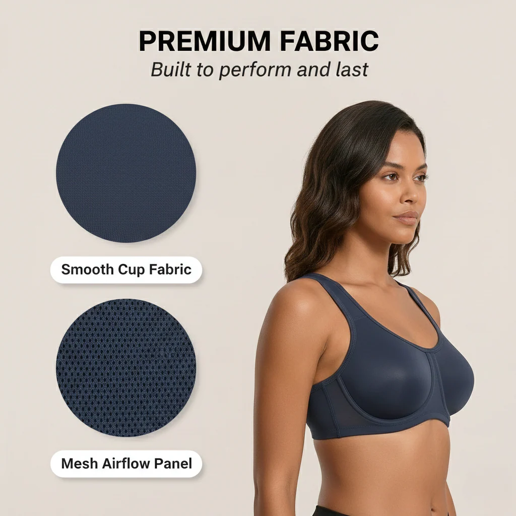 Steadfast™ – Outside-Wire High Impact Sports Bra for Fuller Busts + 50% OFF - Image 5