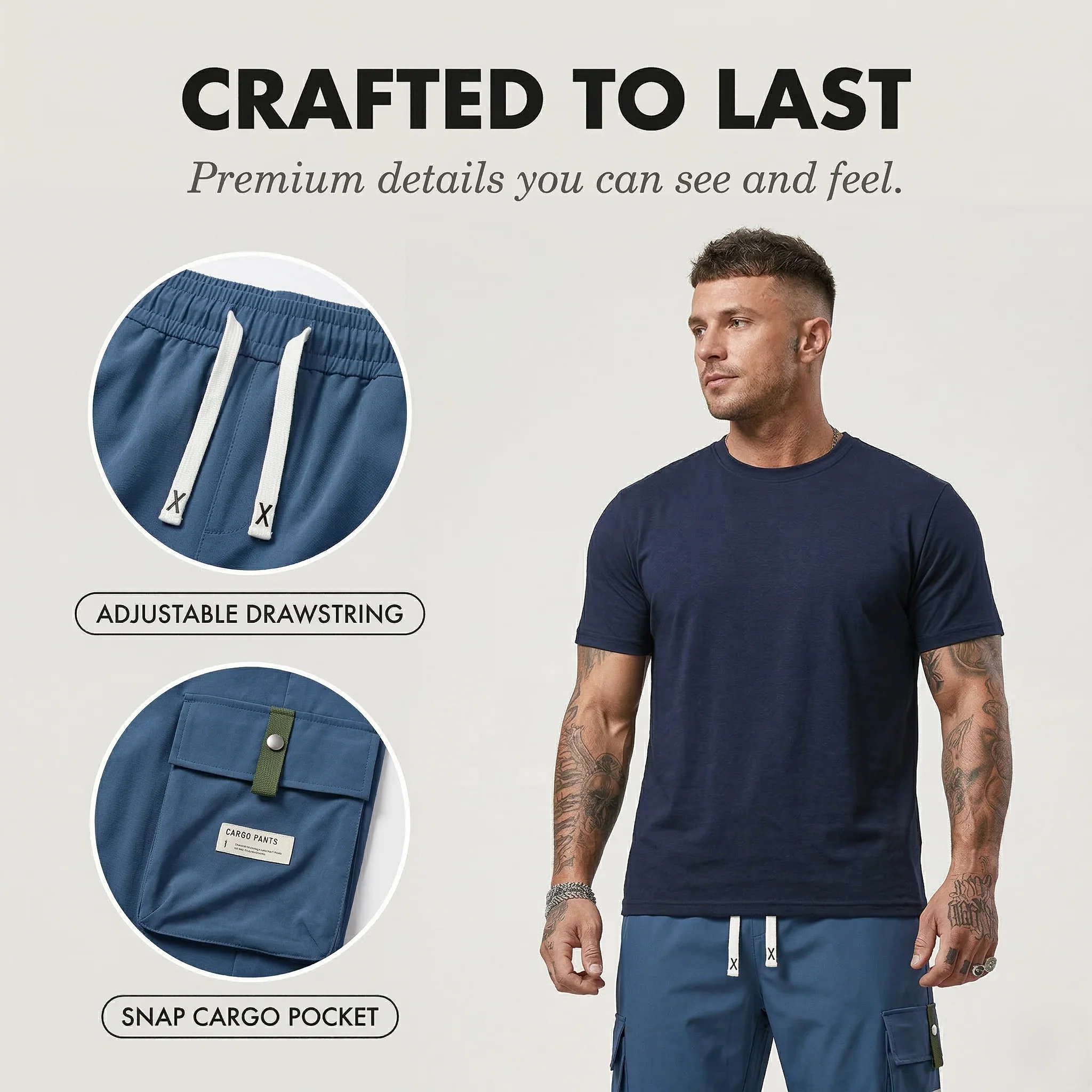 Driftwell™ – Breathable Cargo Capri Pants with Drawstring Waist + 50% OFF - Image 5