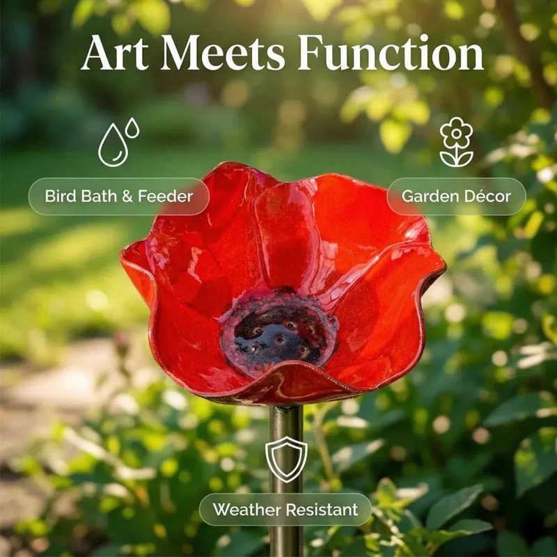 EverBloom Poppy Garden Stake — Art Meets Nature + 50% OFF - Image 3