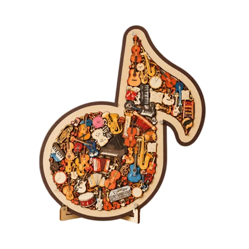 Cadenza – Whimsical Instrument-Piece Wooden Music Note Puzzle +50% OFF - Image 9