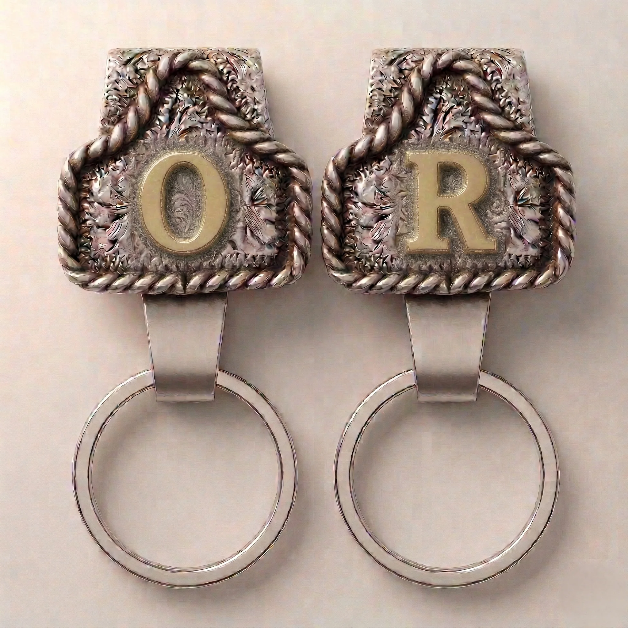 Conchofield™ – Western Initial Belt Clip Keychain, A-Z Letters, Engraved Concho Design + 50% OFF - Image 14