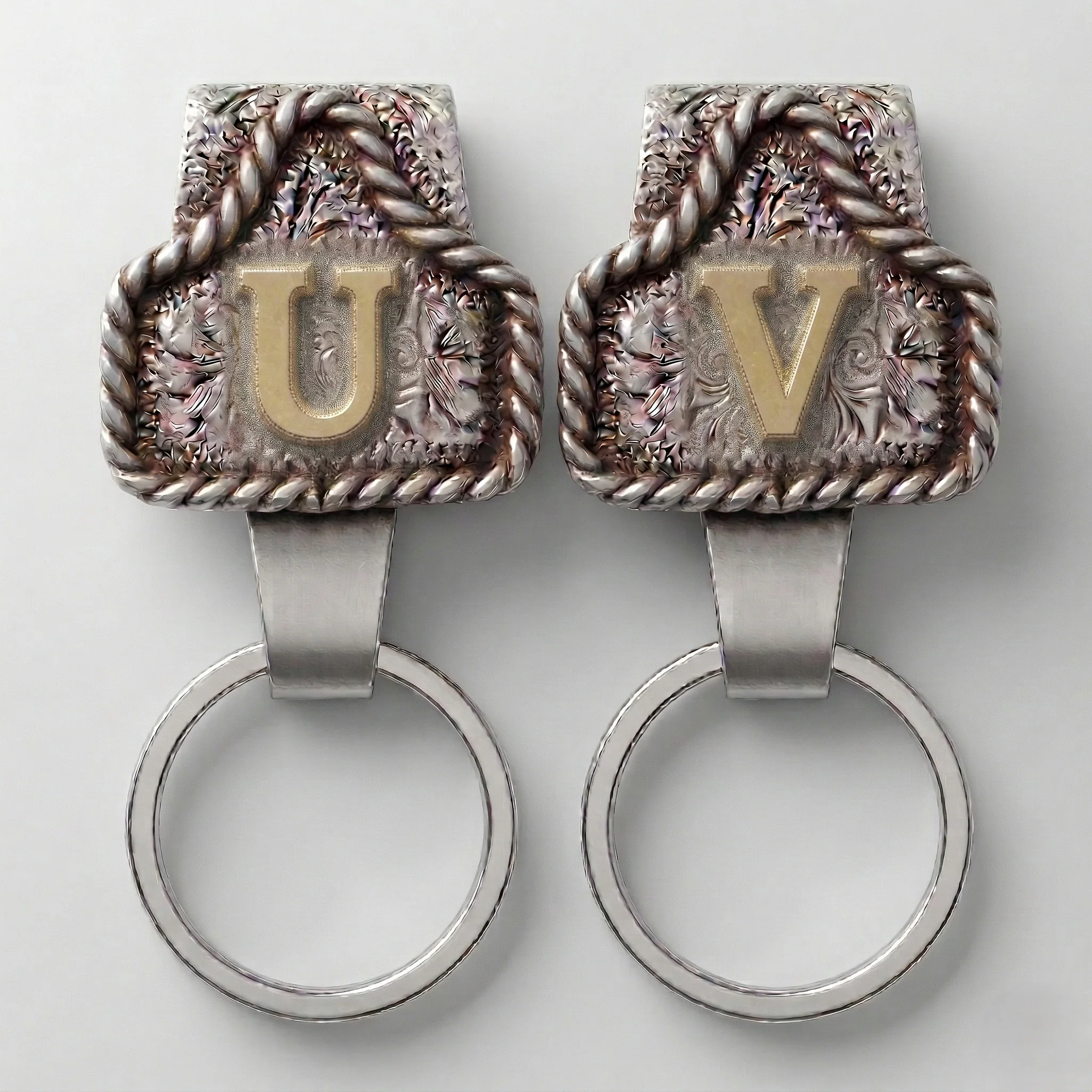 Conchofield™ – Western Initial Belt Clip Keychain, A-Z Letters, Engraved Concho Design + 50% OFF - Image 17