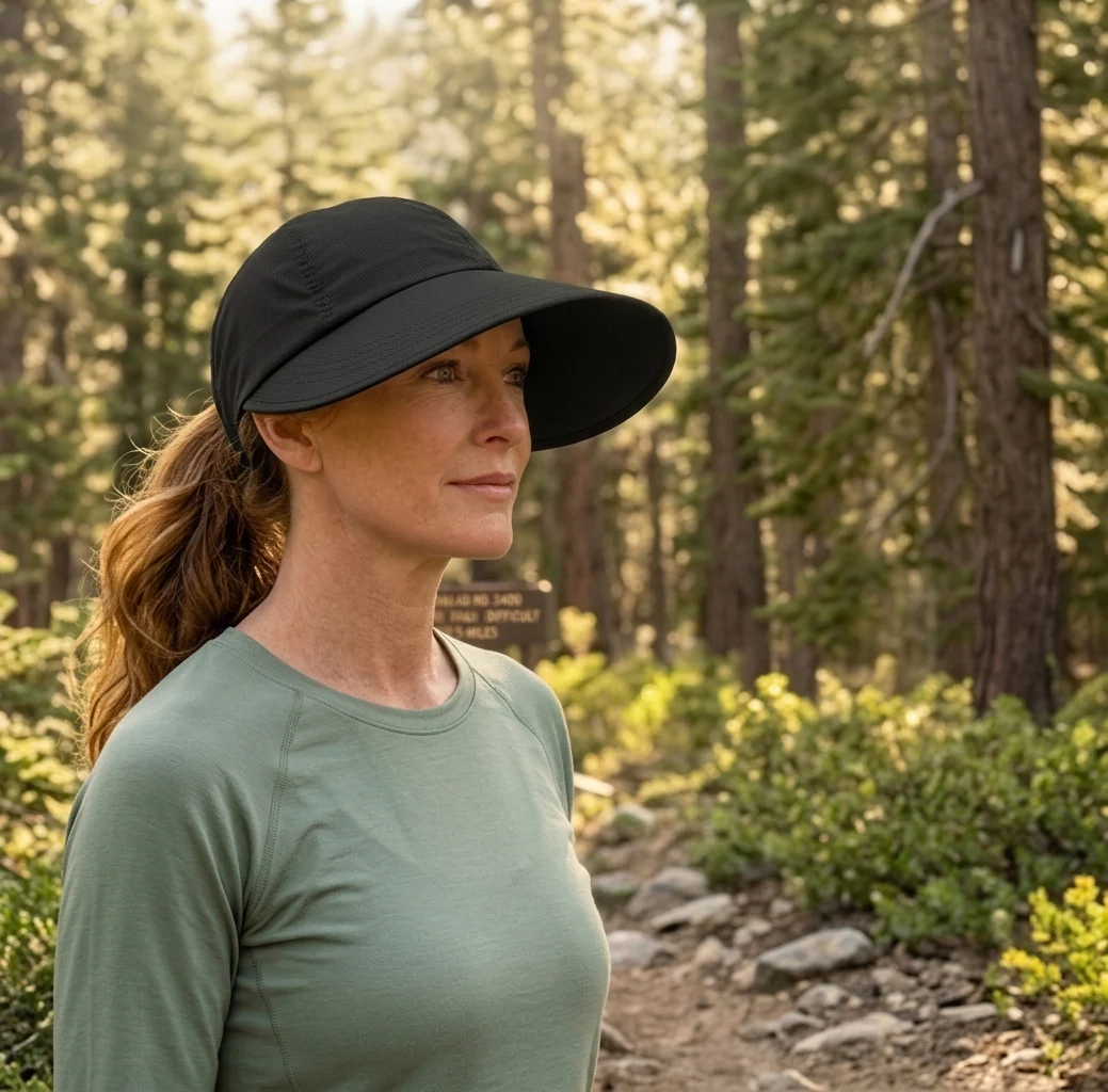 Canopy™ – Wide Brim UV Sun Hat for Women, Open Top Ponytail Friendly, Quick Dry + 50% OFF - Image 9