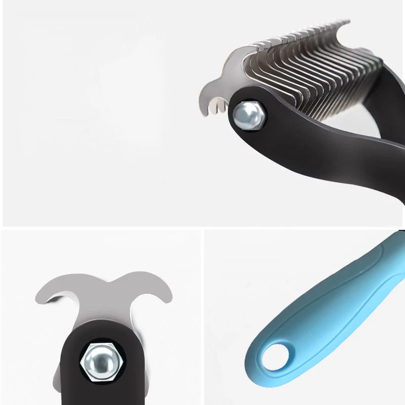 Pelten™ – Dual-Sided Dematting & Deshedding Pet Grooming Comb + 50% OFF - Image 8