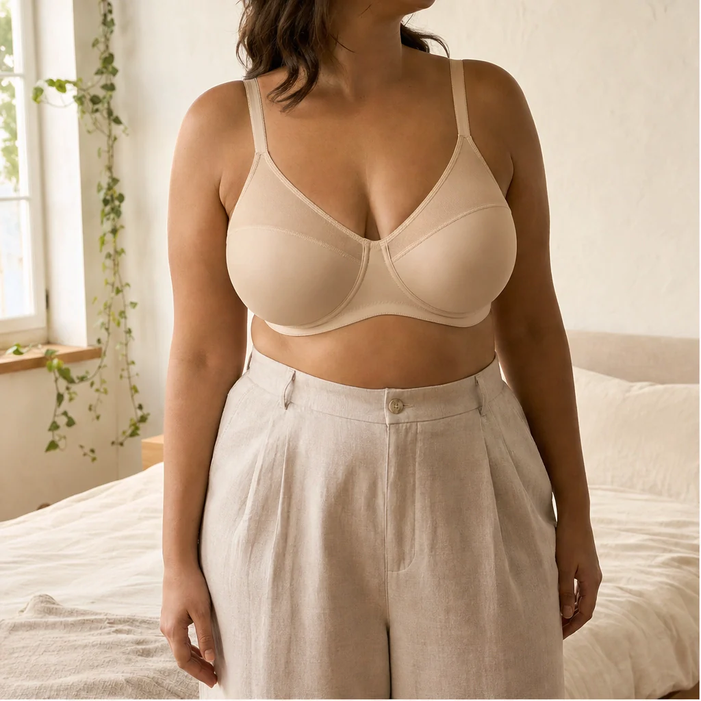 Hush™ – Wirefree-Feel Sheer Mesh Plus-Size Comfort Bra + 50% OFF