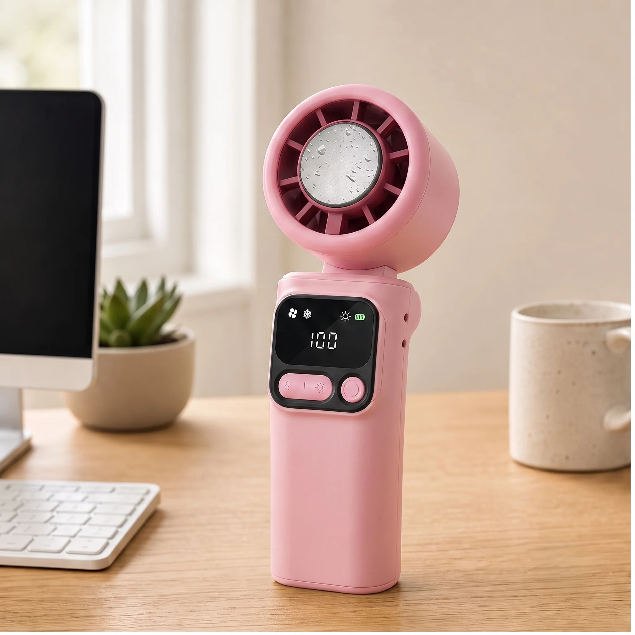 Glaciel – Ice-Plate Cooling Fan, Foldable & Rechargeable Portable Fan + 50% OFF - Image 14