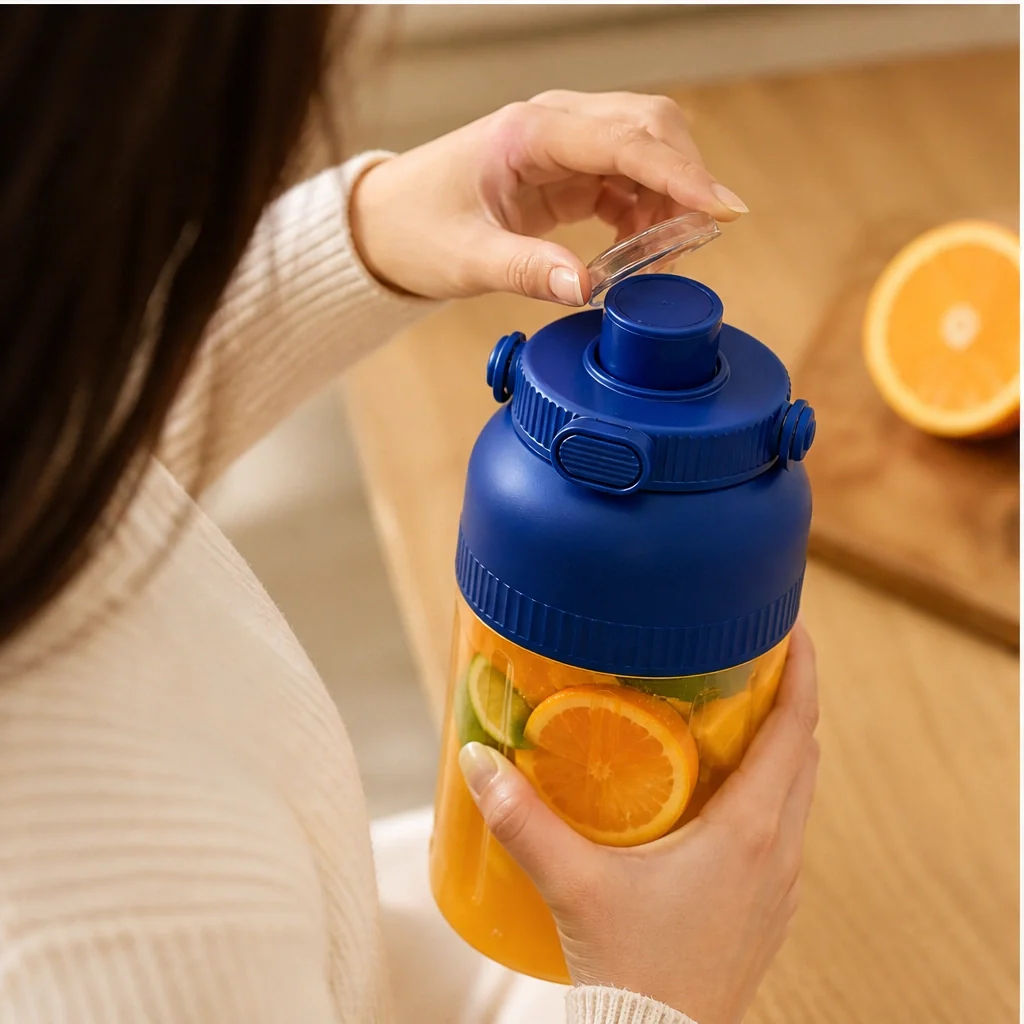 Pulsora – 800ml Portable Blender Cup, 10-Blade Power, USB Rechargeable + 50% OFF - Image 6