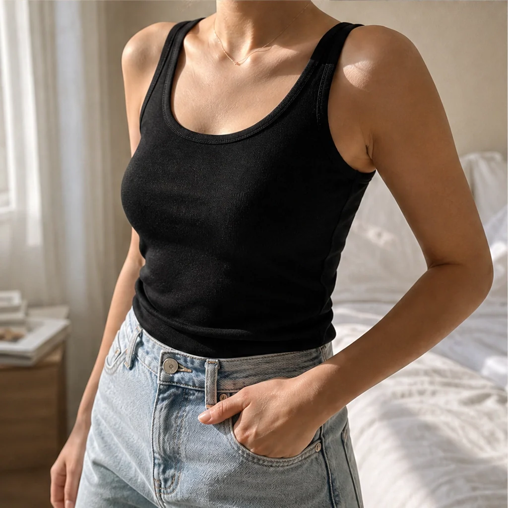 Trueform™ – Ultra-Soft Cotton Shape-Retaining Fitted Tank (3-Pack) + 50% OFF