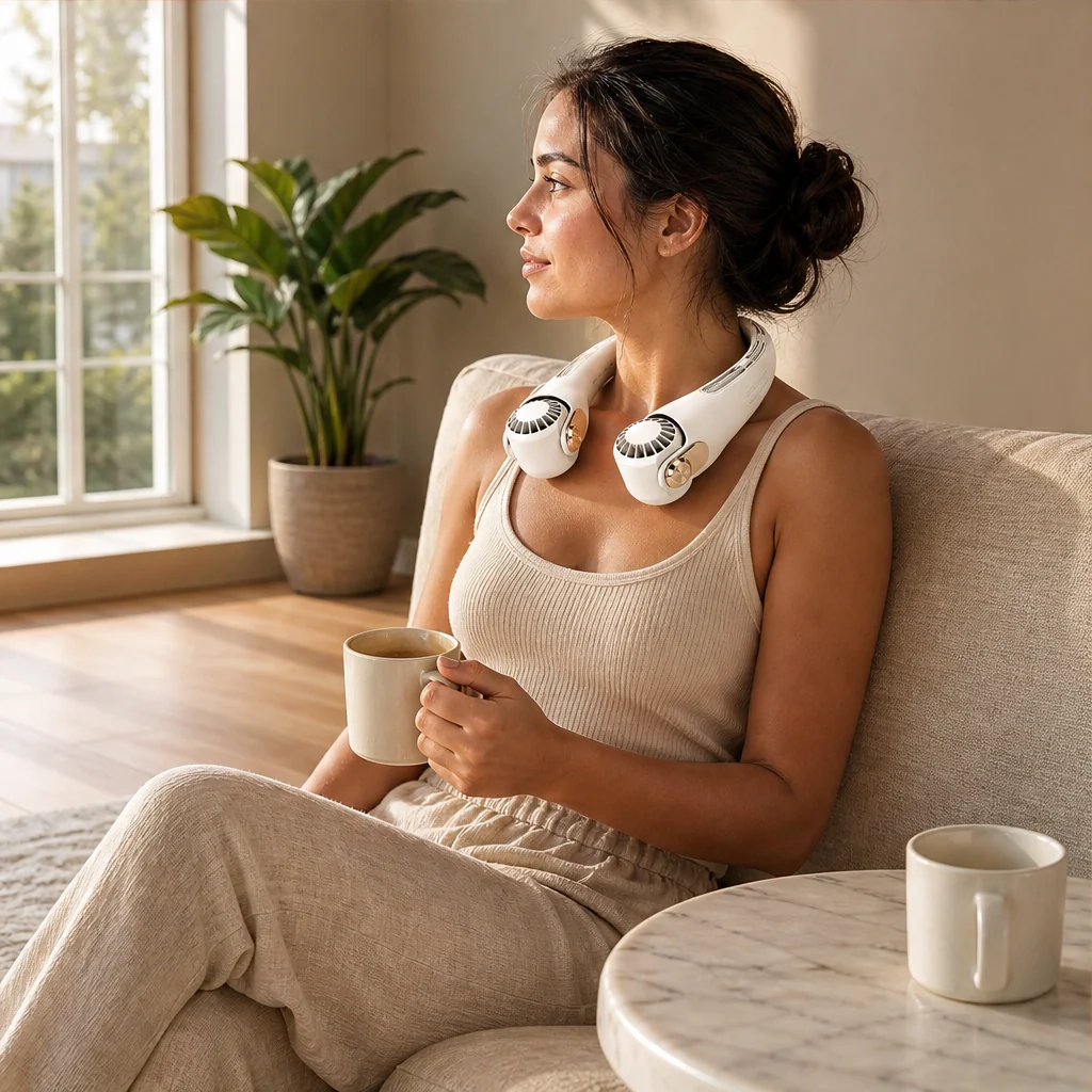Zephr – 360° Rotating Hands-Free Neck Fan with Quiet 3-Speed Cooling + 50% OFF - Image 9