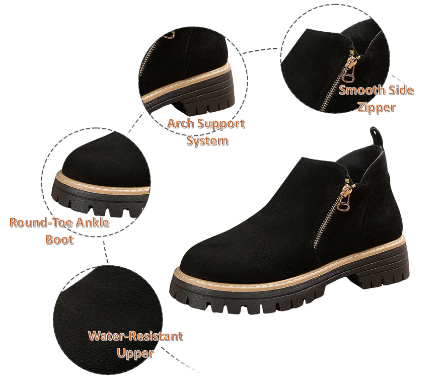 The Effortless Zip Boot - Stylish, Water-Resistant, and Anti-Slip + 50% OFF - Image 14
