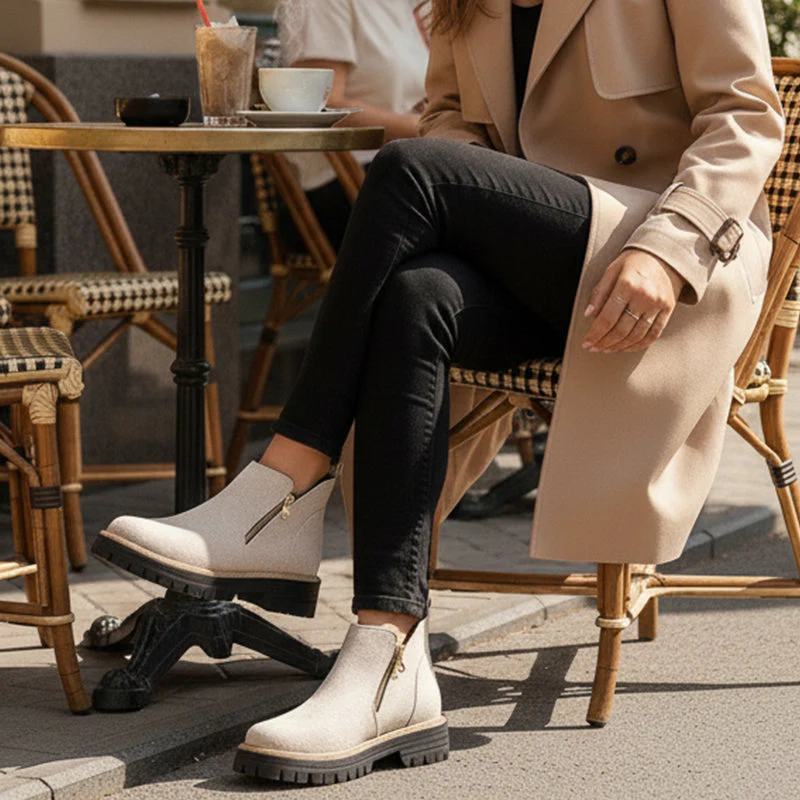 The Effortless Zip Boot - Stylish, Water-Resistant, and Anti-Slip + 50% OFF - Image 4