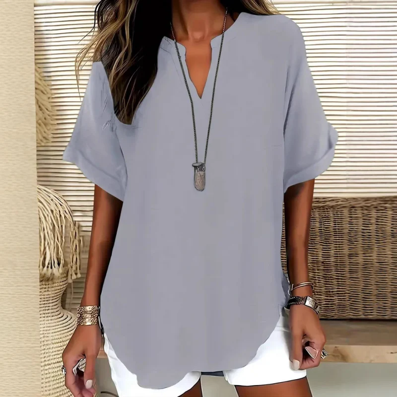 The AuraBreeze Muslin Blouse — Effortless Summer Elegance + 50% Off - Image 12