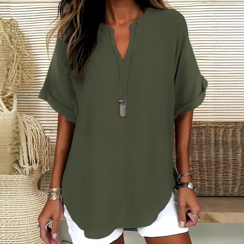 The AuraBreeze Muslin Blouse — Effortless Summer Elegance + 50% Off - Image 13