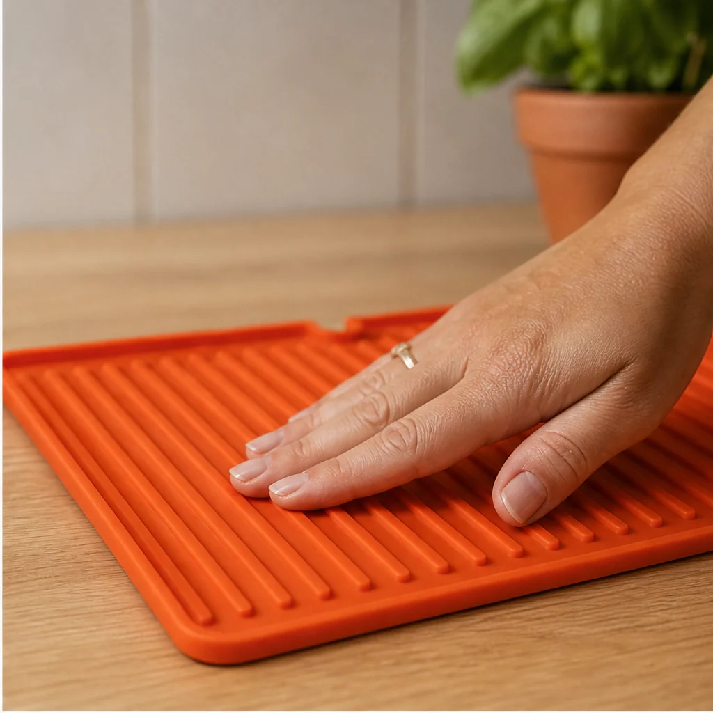DripDock™ – Heat-Resistant Silicone Utensil Mat with Built-In Drip Tray + 50% OFF - Image 12