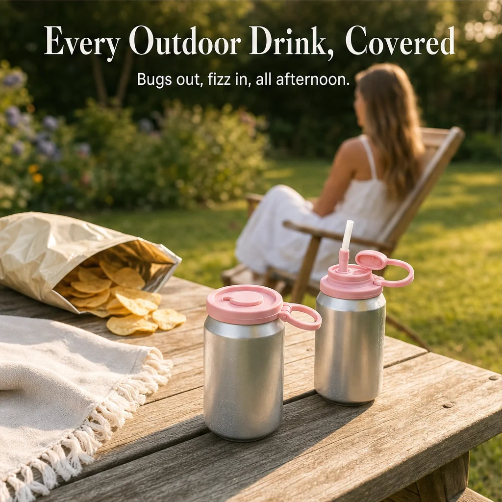 Brimly™ – Spill-Proof Silicone Can Lid with Built-In Straw + Buy 1 Get 1 FREE - Image 7