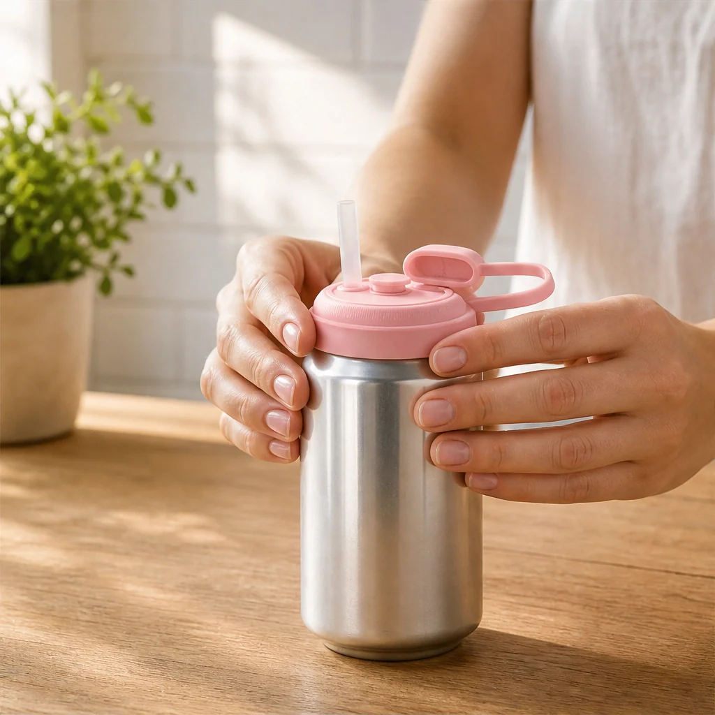 Brimly™ – Spill-Proof Silicone Can Lid with Built-In Straw + Buy 1 Get 1 FREE - Image 9