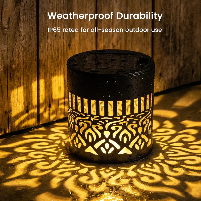 Duskbloom™ – Solar Mandala Projection Light, IP65 Weatherproof, Auto On/Off + 50% OFF - Image 3