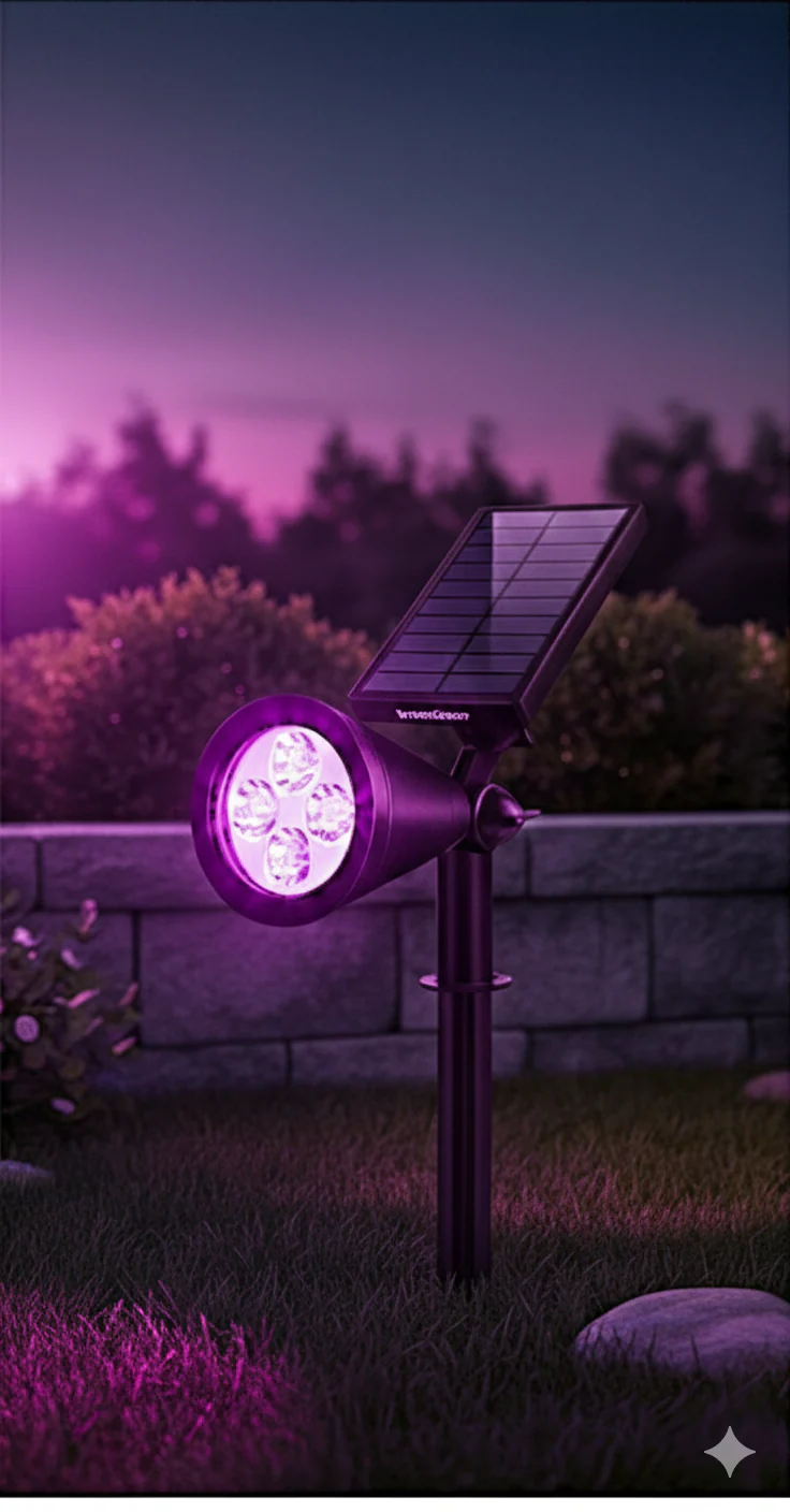 Solcrest™ – 9-Color Solar LED Spotlight with Adjustable Head & Panel + 50 % OFF - Image 11