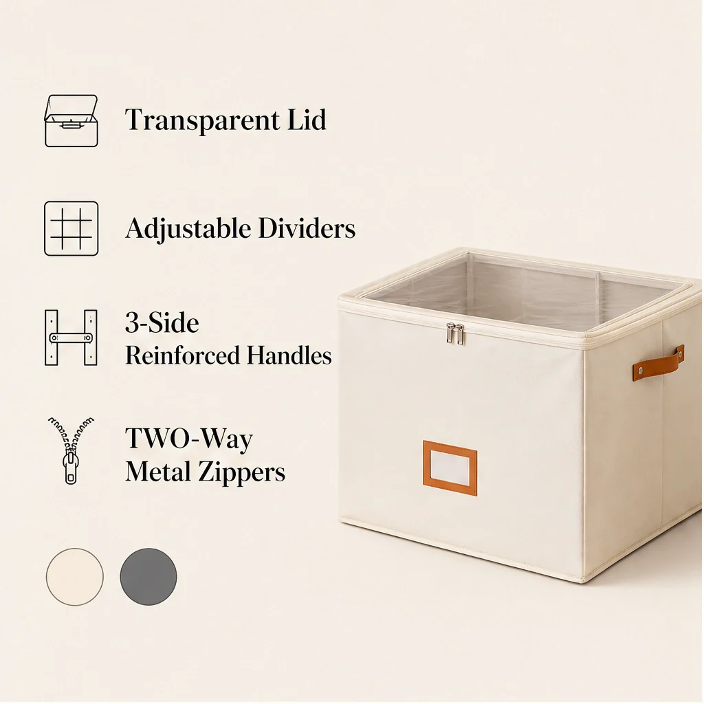 Alcove™ – Foldable Clear-Top Shoe Storage Box with Adjustable Dividers + 50% OFF - Image 2