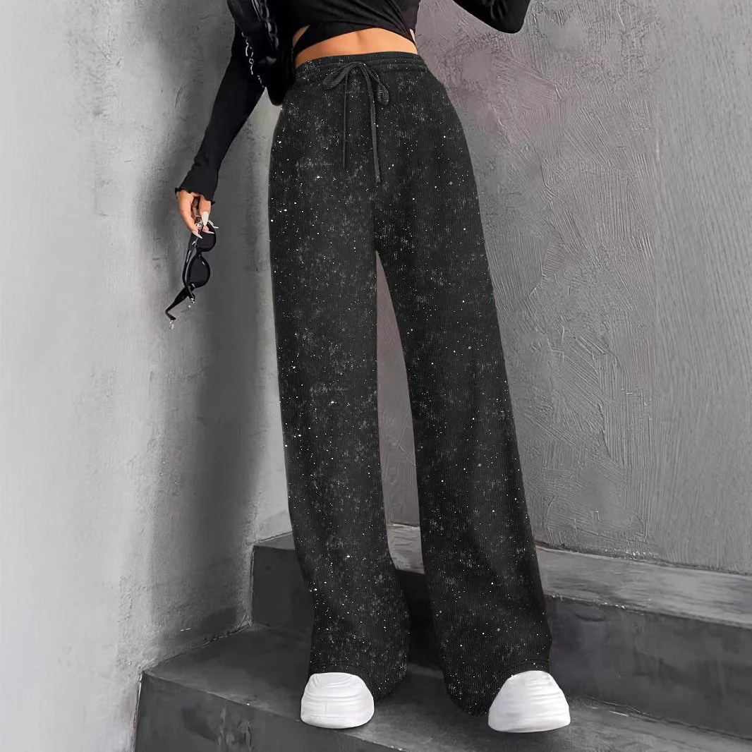 The AuraShimmer Sequin Trousers - Dazzling Sparkle, High-Waist Slimming Fit + 50% OFF - Image 6