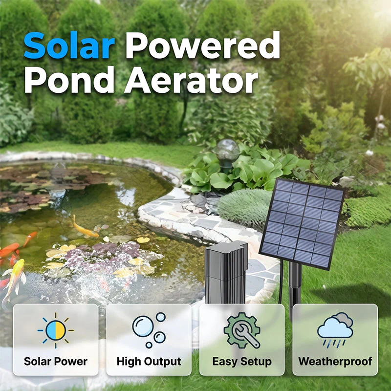 Sunbrook™ – Solar-Powered Pond Aerator with High-Efficiency Panel & Easy Setup + 50% OFF - Image 5