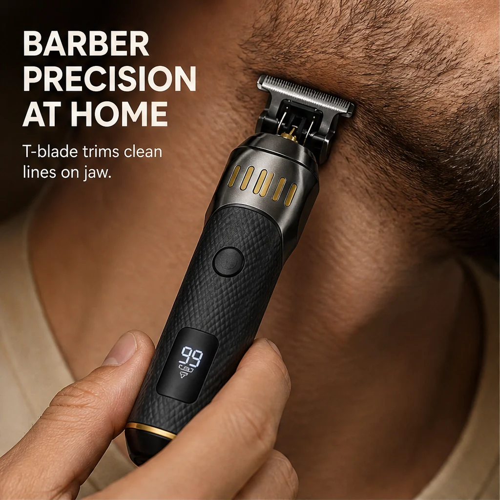 Edgecrest™ – 3-in-1 Beard, Shaver & Nose Trimmer Set with LED Battery Display + 50% OFF - Image 5