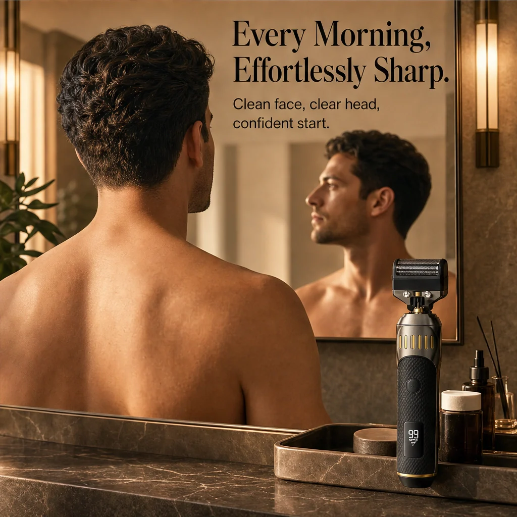 Edgecrest™ – 3-in-1 Beard, Shaver & Nose Trimmer Set with LED Battery Display + 50% OFF - Image 7