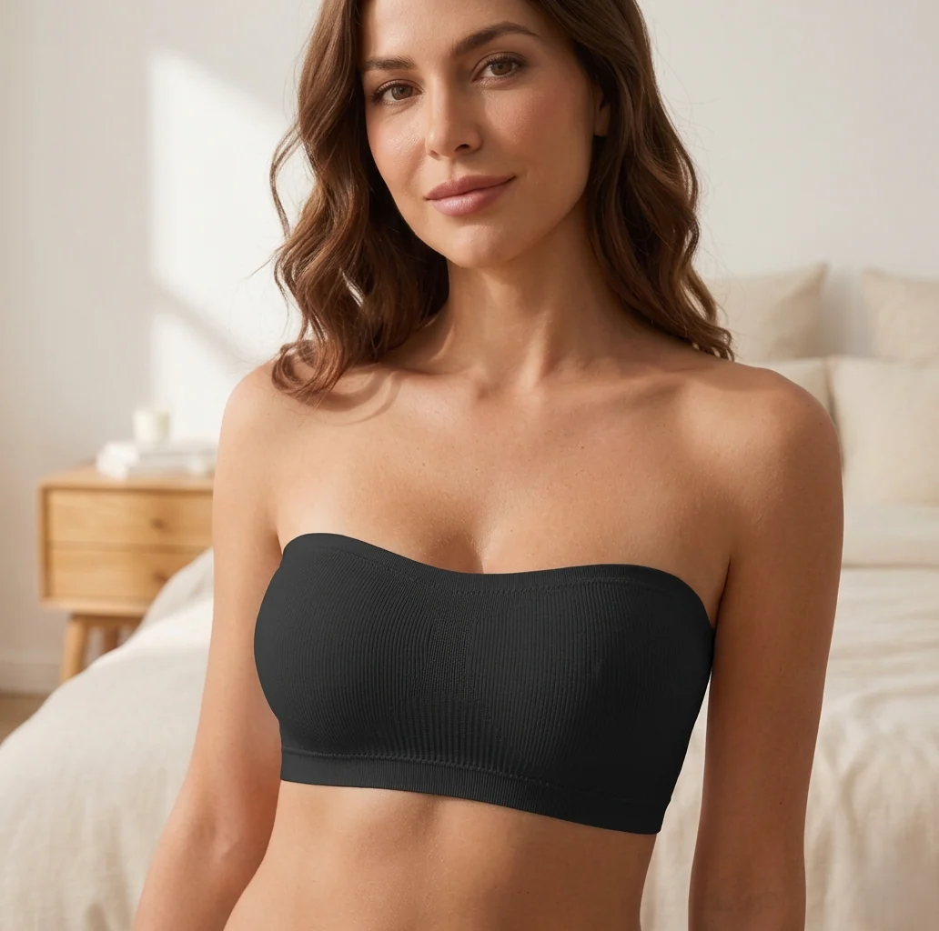 Bandora™ – Stay-Put Wireless Bandeau Bra with Silicone Grip & Removable Pads +50% OFF - Image 8