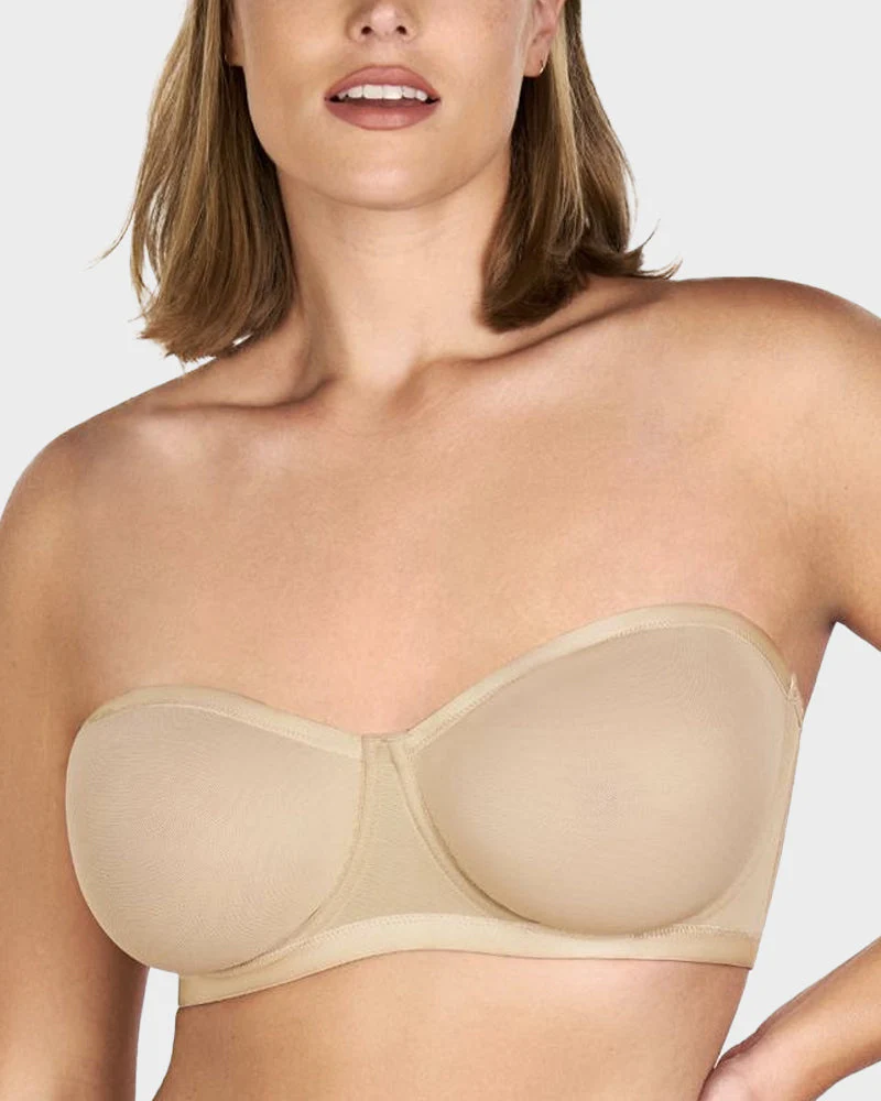 Maisette™ – Strapless Mesh Underwire Balconette Bra with Convertible Straps + 50% OFF - Image 11