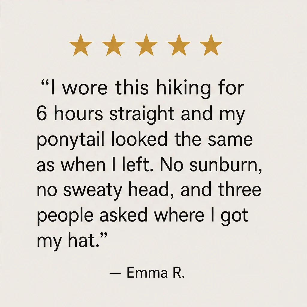 Solhaven™ – Packable Wide-Brim UPF50+ Sun Hat with Ponytail Hole + 50% OFF - Image 11