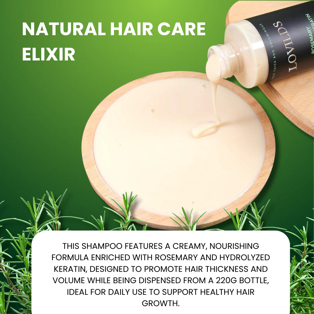 The TheraGrow Rosemary Shampoo - Visible Thickness, 98 % Less Fallout +50% OFF - Image 2