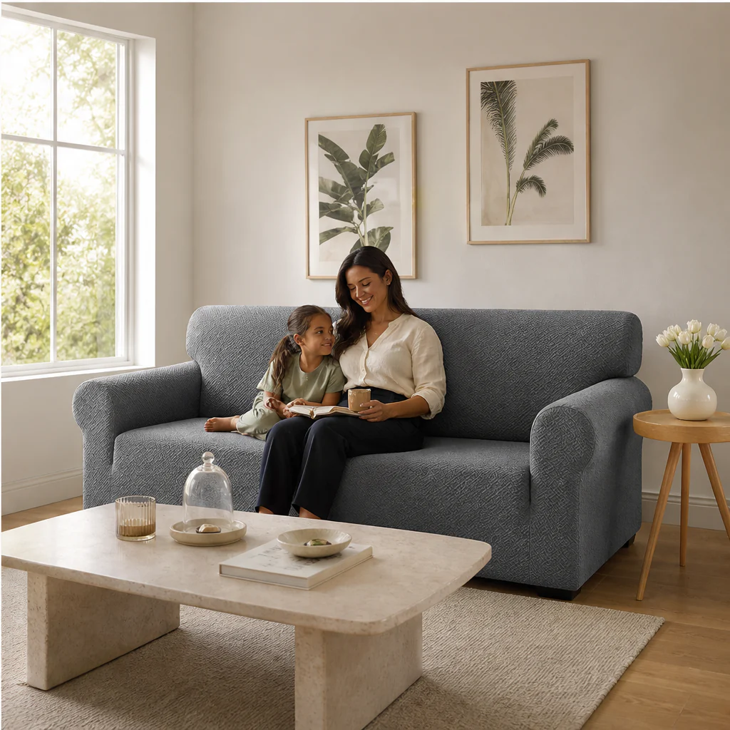 Havenweave – High-Stretch Non-Slip Jacquard Sofa Cover + 50% OFF - Image 2