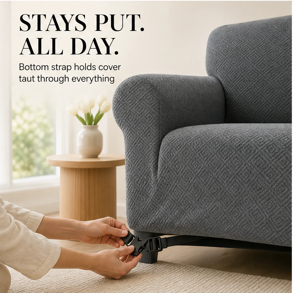 Havenweave – High-Stretch Non-Slip Jacquard Sofa Cover + 50% OFF - Image 6