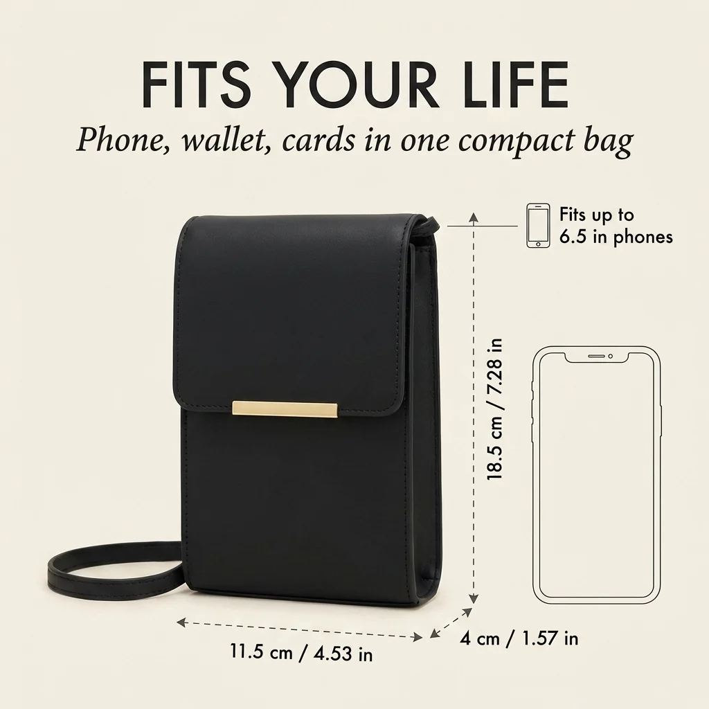 Sloane™ – Touchscreen Crossbody Phone Wallet Bag for Women + 50% OFF - Image 4