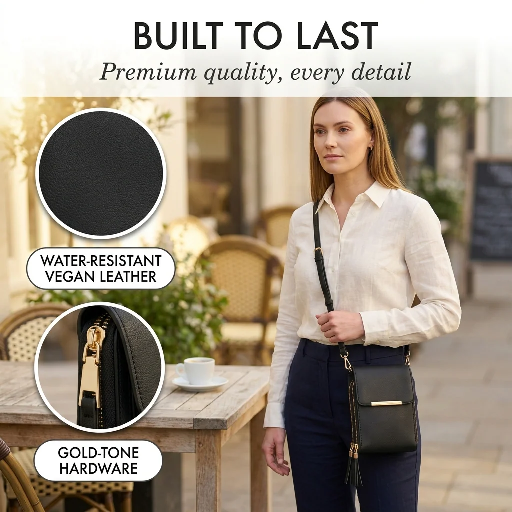 Sloane™ – Touchscreen Crossbody Phone Wallet Bag for Women + 50% OFF - Image 5