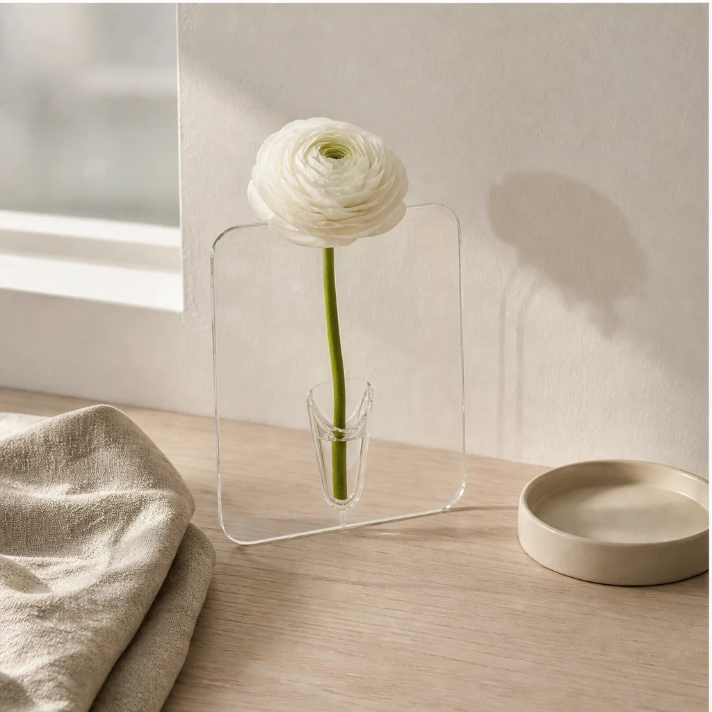 Stille™ – Shatter-Safe Clear Acrylic Nordic Flower Vase + 50% OFF - Image 2