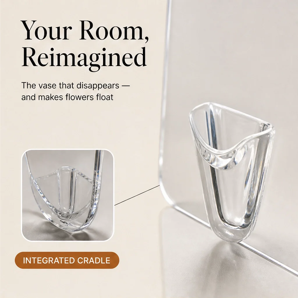 Stille™ – Shatter-Safe Clear Acrylic Nordic Flower Vase + 50% OFF - Image 8