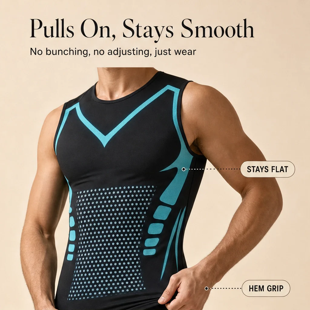 Coremont™ – Ionic Ice-Silk Compression Body Shaping Vest for Men + 50% OFF - Image 10