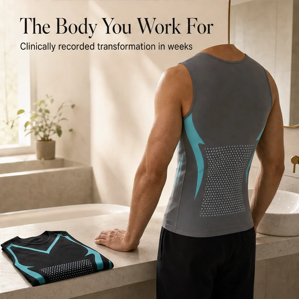 Coremont™ – Ionic Ice-Silk Compression Body Shaping Vest for Men + 50% OFF - Image 11
