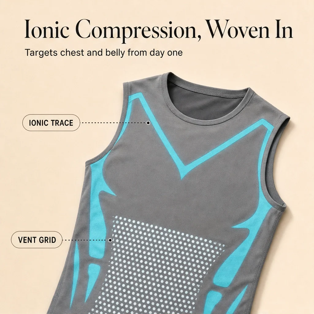 Coremont™ – Ionic Ice-Silk Compression Body Shaping Vest for Men + 50% OFF - Image 9
