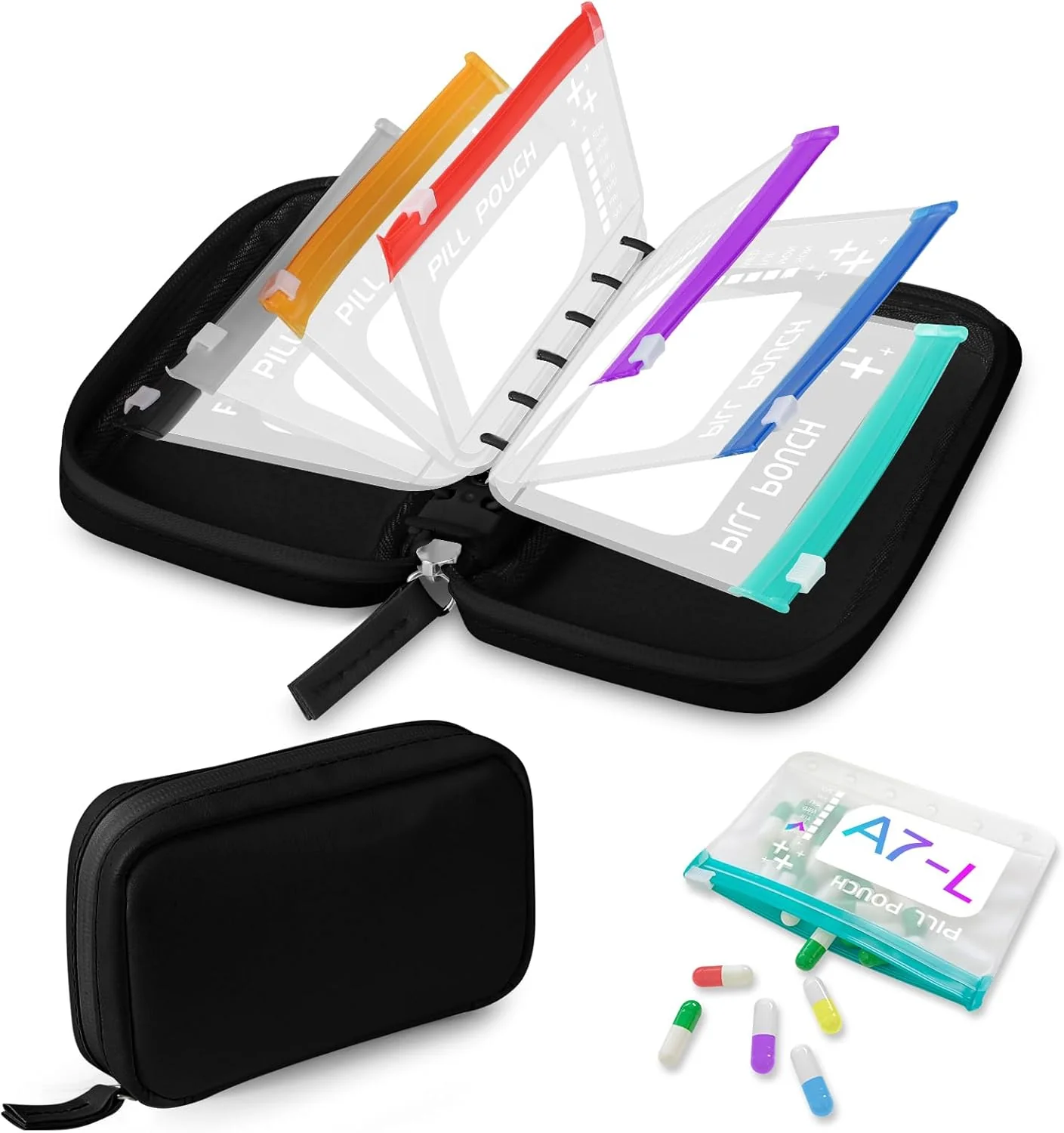 Apothene™ – Waterproof Binder Pill Pouch with 14 Color-Coded Daily Pockets + 50% OFF - Image 14