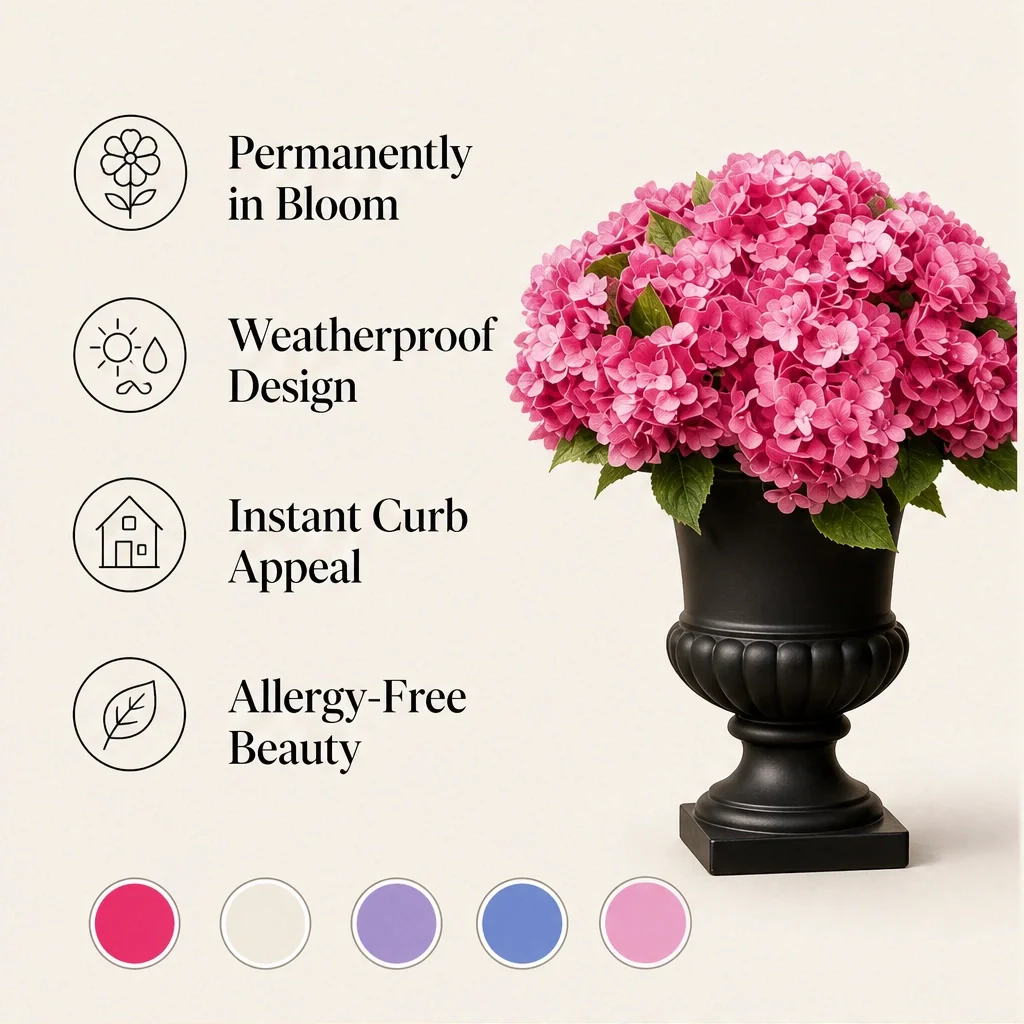 Bramblewick – UV-Resistant Weatherproof Artificial Hydrangea Bouquet + 50% OFF - Image 2