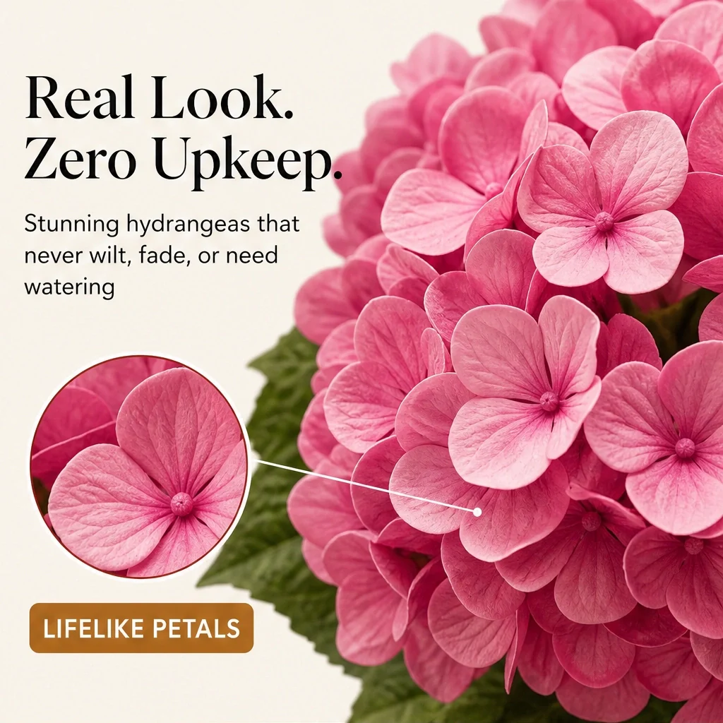Bramblewick – UV-Resistant Weatherproof Artificial Hydrangea Bouquet + 50% OFF - Image 4