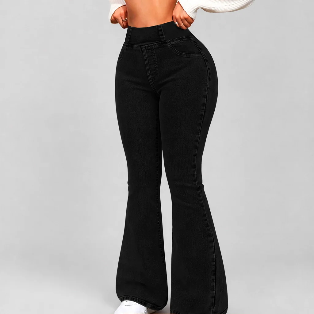 Curvelle™ – High-Waisted Stretch Flared Slim-Fit Women's Jeans + 50% OFF - Image 10