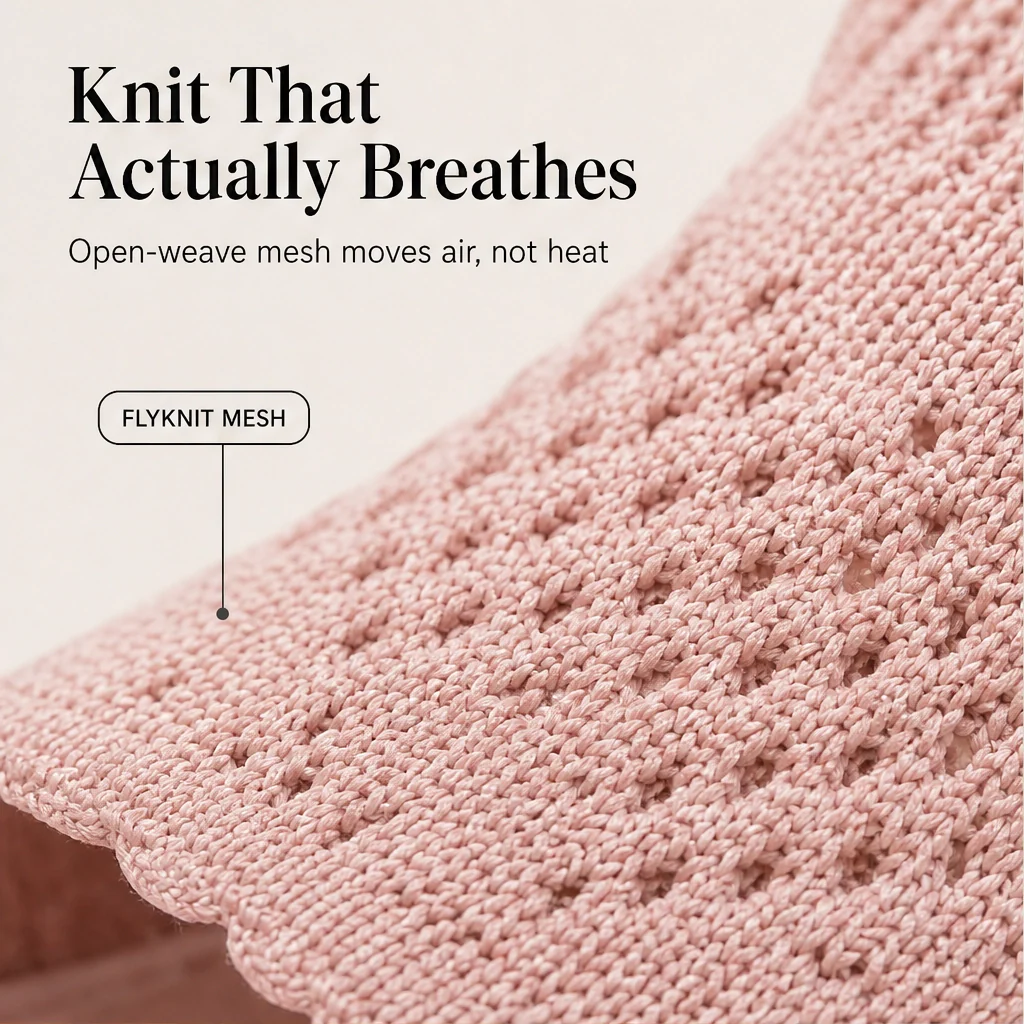 Airelle™ – Breathable Knit Cushioned Platform Sandals + 50% OFF - Image 5