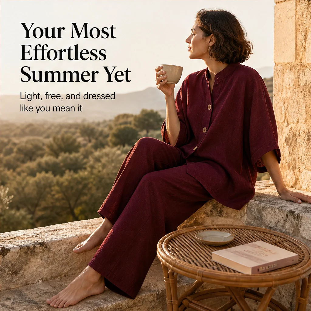 Drapelle™ – Stand-Up Collar Top & Wide-Leg Trouser Co-ord Set + 50% OFF - Image 10
