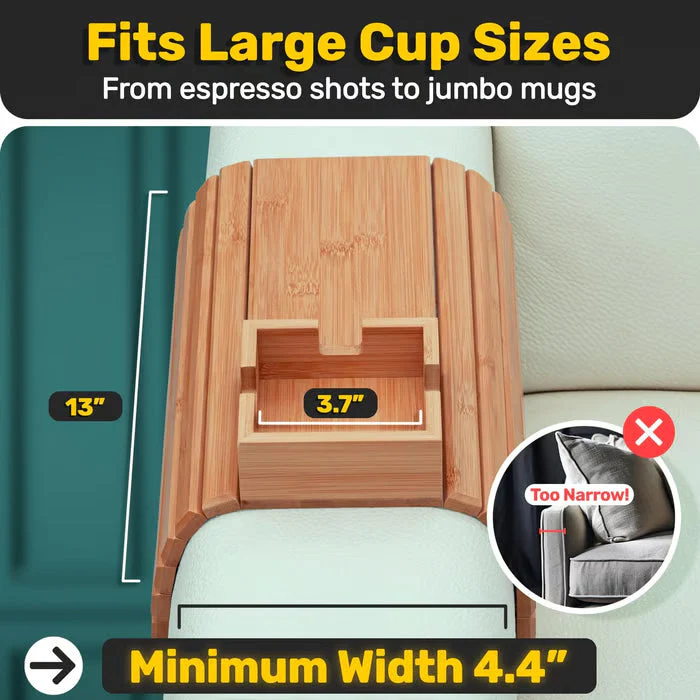 CouchCaddy Wood Tray- 50 % OFF - Image 3