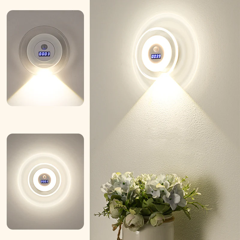 Duskell – Motion Sensor LED Night Light With Digital Clock & 3 Light Modes + 50% OFF - Image 8